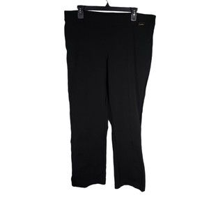 Calvin Klein Women's size X-Large XL Power Stretch Black Pants Stretchy
